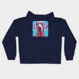 Weimaraner Pop Art - Dog Lover Gifts Kids Hoodie